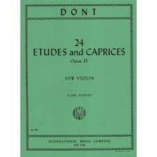 INTERNATIONAL MUSIC DONT 24 Etudes & Caprices Op 35 For Violin Edited Carl Flesch