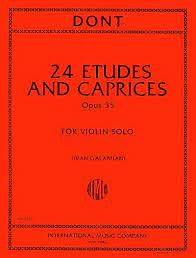 INTERNATIONAL MUSIC DONT 24 Etudes & Caprices Op 35 For Violin Solo Edited Galamian