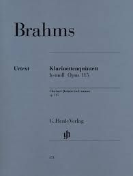 HENLE BRAHMS Clarinet Quintet B Minor Op.115 For Clarinet/violin/viola/cello