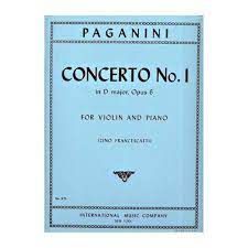 INTERNATIONAL MUSIC PAGANINI Concerto No 1 In D Major Opus 6 With Cadenzas By Flesch & Sauret