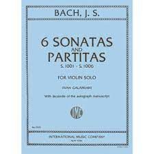 INTERNATIONAL MUSIC J S Bach Six Sonatas & Partitas S1001 To 1006 For Violin Solo