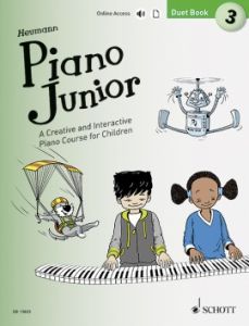 SCHOTT PIANO Junior Duet Book 3 W/online Access By Hans-gunter Heumann
