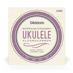 D'ADDARIO EJ99SC Pro-arte Fluorocarbon Soprano/concert Ukulele String Set 20/26/31/22