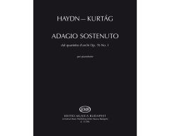 EDITIO MUSICA BUDAPE HAYDN Adagio Sostenuto Dal Quartetto D'archi Op.76 No.1 For Piano