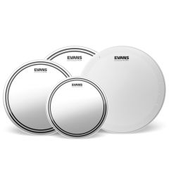 EVANS EC2S Clear Fusion Tom Drumhead Pack 10