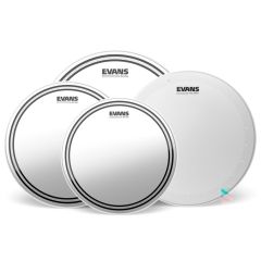 EVANS EC2S Clear Standard Tom Drumhead Pack 12