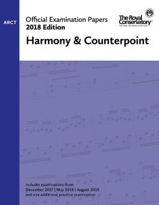 ROYAL CONSERVATORY RCM Practice Examination Papers 2018 Edition Arct Harmony & Counterpoint