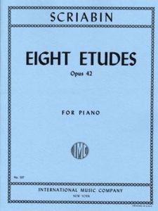 INTERNATIONAL MUSIC ALEXANDER Scriabin Eight Etudes Opus 42 For Piano