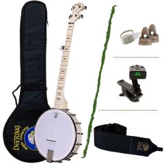 DEERING BANJO GOODTIME Banjo Beginner Package With Gig Bag/strap/picks/tuner