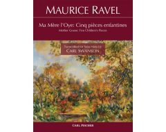 CARL FISCHER MAURICE Ravel Mother Goose Five Children's Pieces For Solo Harp