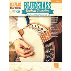 HAL LEONARD BANJO Play-along Vol.9 Bluegrass Festival Favorites