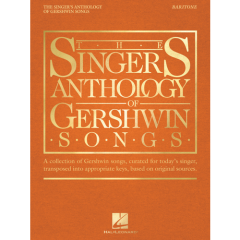 HAL LEONARD THE Singer's Anthology Of Gershwin Songs Baritone