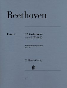 HENLE BEETHOVEN 32 Variations In C Minor Woo 80 For Piano Urtext