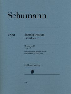 HENLE SCHUMANN Myrthen Op.25 Song Cycle For Vocal & Piano Edited By Kazuko Ozawa
