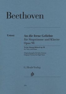 HENLE BEETHOVEN To The Distant Beloved Op.98 For Voice & Piano