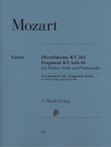 HENLE WOLFGANG A Mozart Divertimento Fur Violine Viola Violoncello Kv563 Urtext
