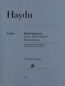 HENLE HAYDN Piano Concerto In D Major Hob. Xviii:11 Piano Reduction
