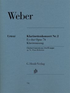 HENLE WEBER Clarinet Concerto No 2 In E Flat Major Opus 74 For Clarinet & Piano