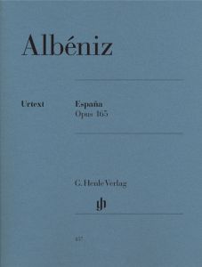 HENLE ALBENIZ Espana Op.165 For Piano Solo Urtext Edition