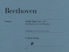 HENLE BEETHOVEN Grand Fugue Opus 134 For Piano Four Hands