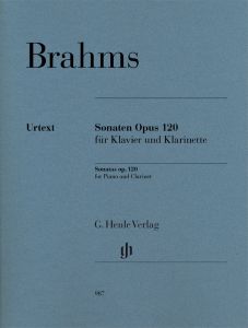 HENLE BRAHMS Clarinet Sonatas Op. 120 Urtext Edition