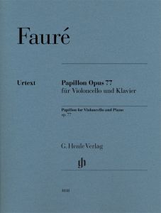 HENLE FAURE Papillon Op.77 For Violoncello & Piano Urtext