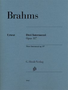 HENLE BRAHMS 3 Intermezzi Op 117 Urtext Edition For Piano Solo