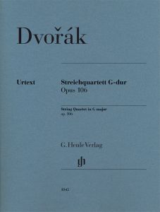 HENLE DVORAK String Quartet G Major Op 106 Urtext Edition