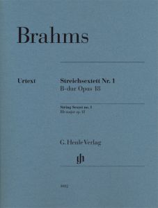 HENLE BRAHMS String Sextet No.1 B Flat Major Op.18 , Urtext Edition