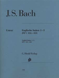 HENLE JS Bach English Suites 1-3 Bwv 806-808 No Fingering