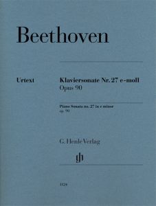 HENLE BEETHOVEN Piano Sonata No.27 E Minor Op.90 Urtext Piano Solo With Fingering