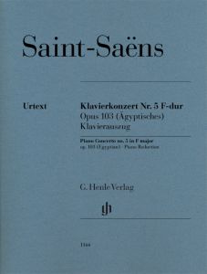 HENLE SAINT-SAENS Piano Concerto No.5 F Major Op.103 (egyptian),2 Pianos 4 Hands