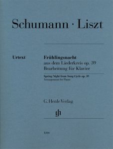HENLE SCHUMANN/LISZT Sping Night From Song Cycle Op.39 For Piano Solo