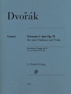 HENLE DVORAK Terzetto C Major Op.74 For Two Violins & Viola,urtext Edition