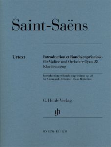 HENLE SAINT-SAENS Introduction Et Rondo Capriccioso Op.28 For Violin/orchestra/piano