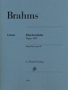 HENLE BRAHMS Piano Pieces Op 119 Revised Edition For Piano Solo Urtext