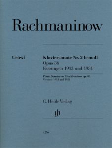 HENLE RACHMANINOFF Piano Sonata No 2 B Flat Minor Op 36 Versions 1913 & 1931