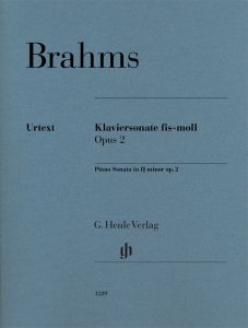 HENLE BRAHMS Piano Sonata In F-sharp Minor Op.2 Urtext Edition For Piano Solo