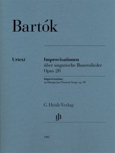 HENLE BARTOK Improvisations On Hungarian Peasant Songs Op 20 Urtext