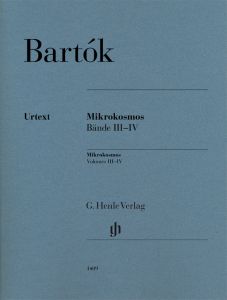 HENLE BARTOK Mikrokosmos Volumes Iii-iv For Piano Solo, Urtext Edition