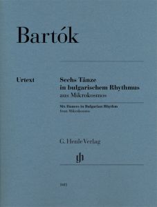 HENLE BARTOK Six Dances In Bulgarian Rhythm From Mikrokosmos For Piano Solo