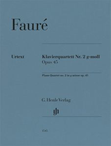 HENLE FAURE Piano Quartet No.2 G Minor Op.45