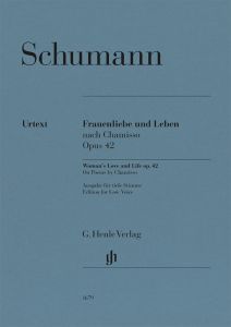 HENLE SCHUMANN Woman's Love & Life (frauenliebe Und Leben) Op.42 Low Voice