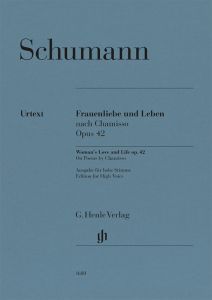 HENLE SCHUMANN Woman's Love & Life (frauenliebe Und Leben) Op.42 High Voice