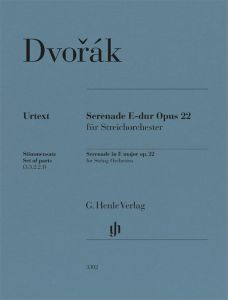 HENLE DVORAK Serenade In E Major Op.22 For String Orchestra Set Of Parts