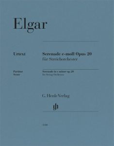 HENLE ELGAR Serenade In E Minor Op.20 For String Orchestra Full Score