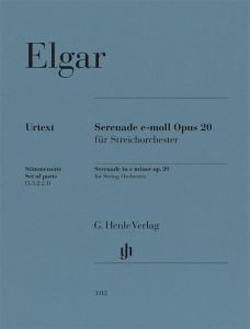 HENLE ELGAR Serenade In E Minor Op.20 For String Orchestra Set Of Parts