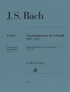 HENLE BACH Harpsichord Concerto No.1 D Minor Bwv 1052 Set Of Strings For Orchestra