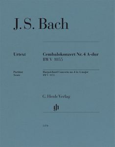 HENLE BACH Harpsichord Concerto No.4 A Major Bwv 1055 Full Score