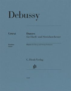 HENLE DEBUSSY Danses For Harp & String Orchestra Conductor's Score